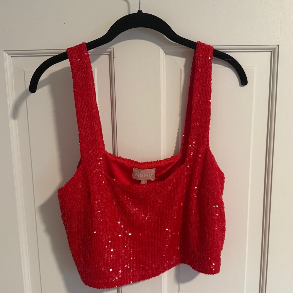 Show Me Your MuMu TARA CROP - RED